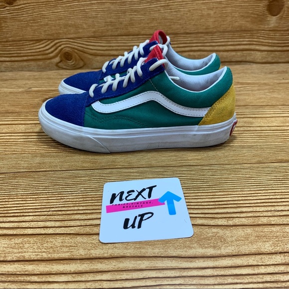 womens blue vans shoes